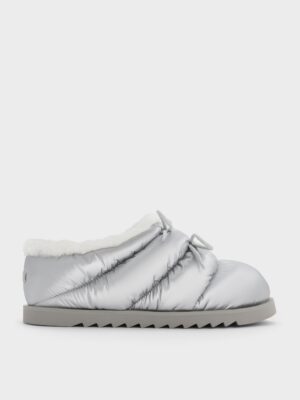 Charles & Keith - Egan Nylon Puffy Mules