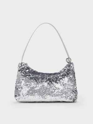 Charles & Keith - Jesmyn Sequinned Two-Way Bag