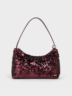 Charles & Keith - Jesmyn Sequinned Two-Way Bag