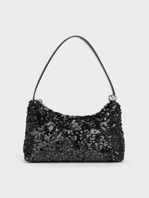 Charles & Keith - Jesmyn Sequinned Two-Way Bag