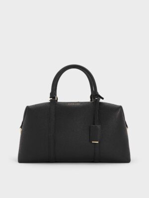 Charles & Keith - Chance Recycled Leather Bowling Bag