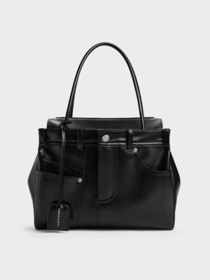 Charles & Keith - Arita Jeans Tote Bag