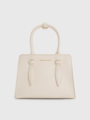 Charles & Keith - Allyn Structured Trapeze Tote Bag