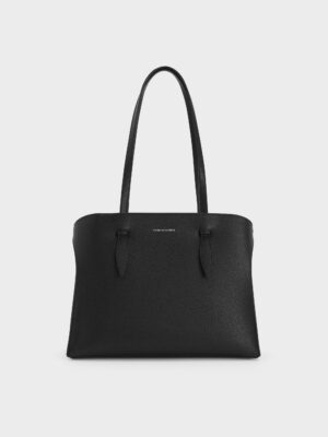 Charles & Keith - Allyn Elongated-Handle Tote Bag