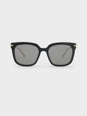 Charles & Keith - Kris Chain-Detail Sunglasses