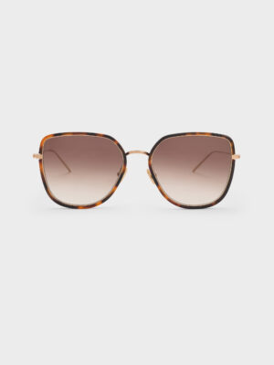 Charles & Keith - Lisbeth Tortoiseshell Butterfly Sunglasses