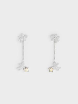 Charles & Keith - Athalia Gingerbread-Fairy Crystal-Star Drop Earrings