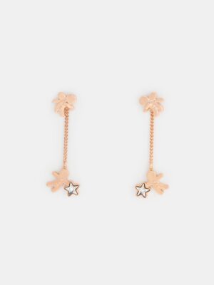 Charles & Keith - Athalia Gingerbread-Fairy Crystal-Star Drop Earrings
