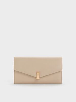 Charles & Keith - Lilibet Chain-Strap Long Wallet