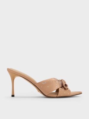Charles & Keith - Jayce Crystal Stiletto Mules