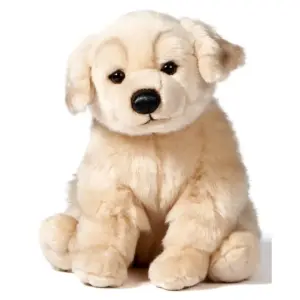Uni Toys 32314A Golden Retriever Dog Sitting 25cm Soft Plush Toy