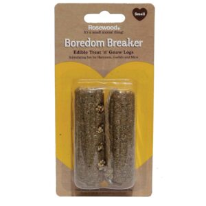 Pet Rabbit Rodent Gnaw Logs Treat - 2pc | Boredom Breaker