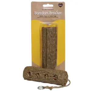 Pet Rabbit Rodent Gnaw Logs Treat - Large (15x4.5cm) | Boredom Breaker