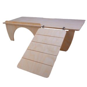 Cage Accessory Wooden Burrow Hideaway 80cm with ladder 25cm For Belfry, Plaza, Langham, Grosvenor | Little Friends