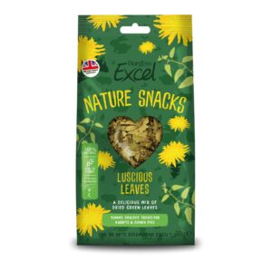 Pet Rabbit Guinea Pig Chinchilla Foraging Leaves - 60g | Excel