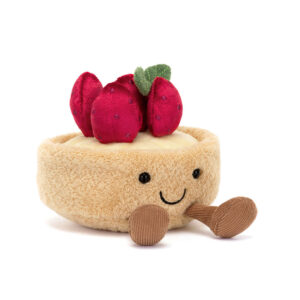 Jellycat A6TAF Amuseables Fleurette Tarte Aux Fraises Plush Soft Toy
