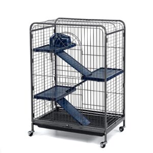 Chinchilla & Ferret Cage Blenheim 93cm - Black | Little Friends - CLEARANCE