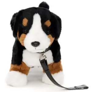 Uni Toys R21154R Bernese Mountain Dog WITH LEASH 29cm Standing Plush Toy