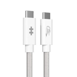 HyperDrive Next USB4 Type-C Performance Cable (1.2m/4ft) - White