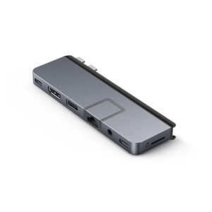HyperDrive DUO PRO 7-in-2 USB-C Hub - Grey