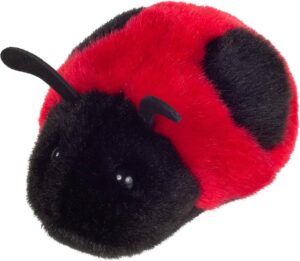Hermann 92662 Ladybird Red and Black Plush Soft Toy