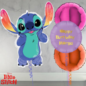 Lilo & Stitch Personalised Inflated Balloon Set