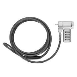 DEFCON® Ultimate Universal Serialised Combination Cable Lock with Slimline Adaptable Lock Head - (B2B 25 pack)