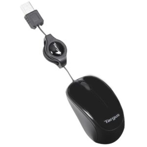 Compact Blue Trace Travel Mouse - Black