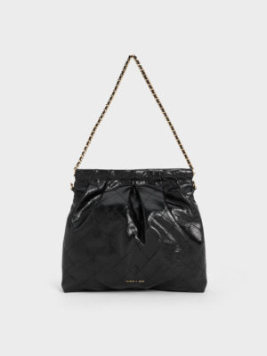 Charles & Keith - Duo Double Chain Hobo Bag