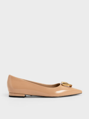 Charles & Keith - Gabine Patent Leather Ballerinas