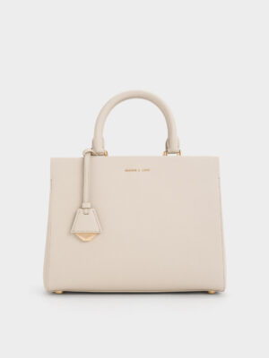 Charles & Keith - Mirabelle Structured Top Handle bag