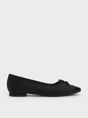 Charles & Keith - Glennis Recycled Polyester Bow Ballet Flats