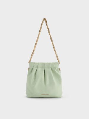 Charles & Keith - Duo Chain-Handle Two-Way Backpack