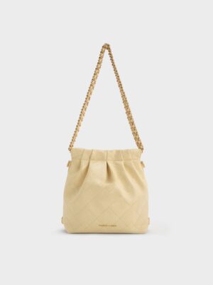 Charles & Keith - Duo Chain-Handle Two-Way Backpack