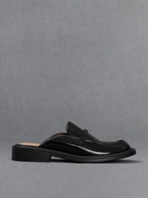 Charles & Keith - Tahlia Leather Loafer Mules