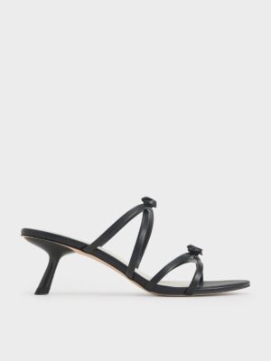 Charles & Keith - Rose Strappy Slant-Heel Mules