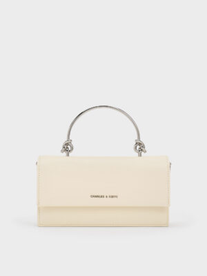 Charles & Keith - Kristine Sculptural-Handle Long Wallet