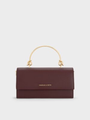Charles & Keith - Kristine Sculptural-Handle Long Wallet
