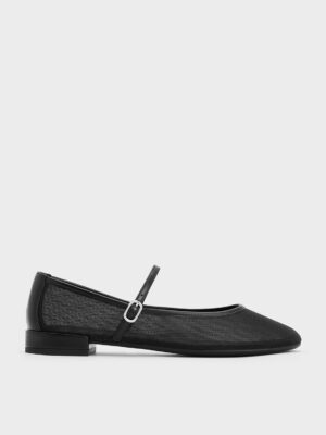 Charles & Keith - Gertrude Mesh Mary Jane Flats