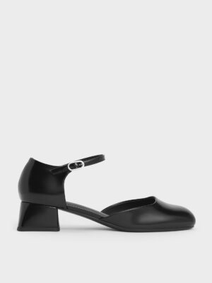 Charles & Keith - D'Orsay Ankle-Strap Pumps