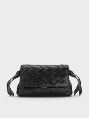 Charles & Keith - Ivette Woven Crossbody Bag