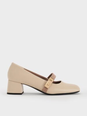 Charles & Keith - Lando Two-Tone Mary Jane Pumps