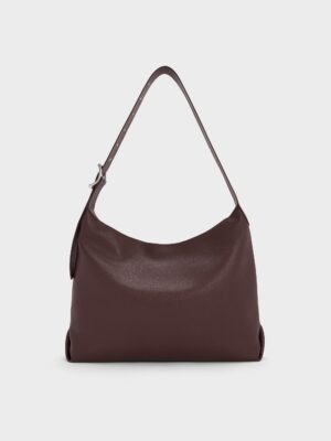 Charles & Keith - Larsen Buckle-Strap Hobo Bag