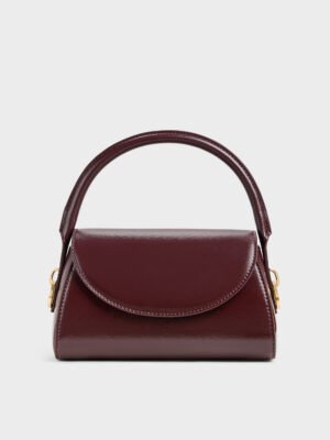 Charles & Keith - Kaila Front-Flap Top Handle Bag