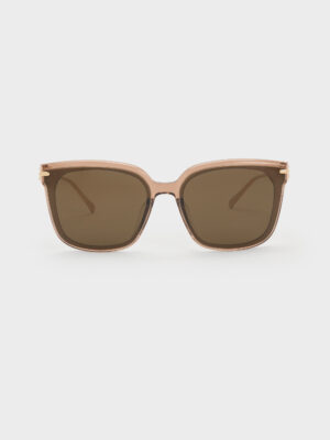 Charles & Keith - Kris Chain-Detail Sunglasses