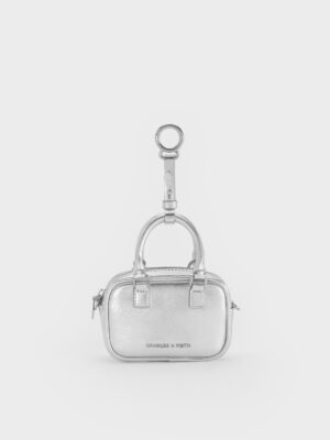 Charles & Keith - Sianna Metallic Bag Charm​
