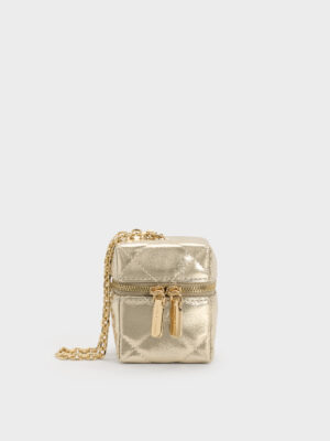 Charles & Keith - Janie Quilted Micro Bag