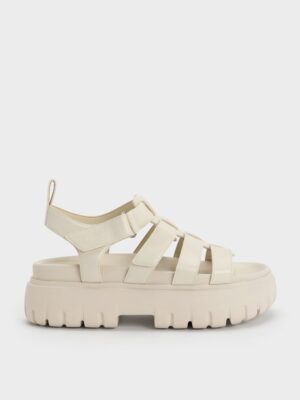 Charles & Keith - Platform Caged Sandals