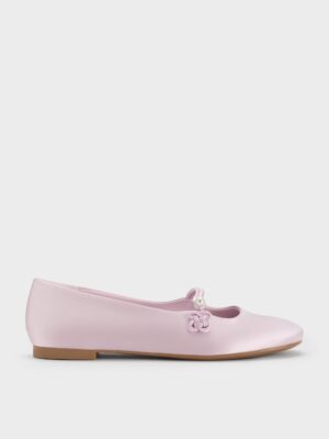 Charles & Keith - Orinda Knot-Pearl Mary Jane Flats
