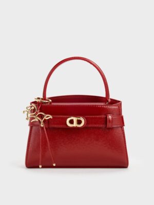 Charles & Keith - Aubrielle Horse-Motif Top Handle Bag